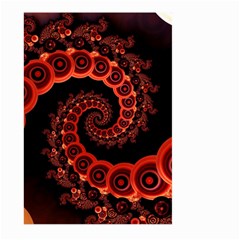 Chinese Lantern Festival For A Red Fractal Octopus Large Garden Flag (two Sides) by jayaprime