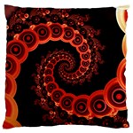 Chinese Lantern Festival For A Red Fractal Octopus Large Cushion Case (Two Sides) Front