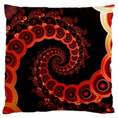 Chinese Lantern Festival For A Red Fractal Octopus Standard Flano Cushion Case (two Sides) by jayaprime