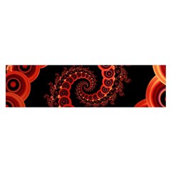 Chinese Lantern Festival For A Red Fractal Octopus Satin Scarf (oblong) by jayaprime