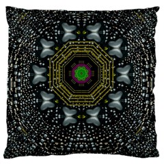 Leaf Earth And Heart Butterflies In The Universe Standard Flano Cushion Case (one Side) by pepitasart