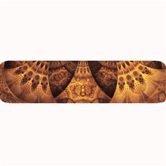 Beautiful Gold And Brown Honeycomb Fractal Beehive Large Bar Mats by jayaprime