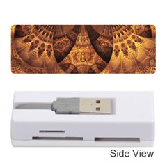 Beautiful Gold And Brown Honeycomb Fractal Beehive Memory Card Reader (stick)  by jayaprime