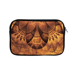 Beautiful Gold And Brown Honeycomb Fractal Beehive Apple Macbook Pro 13  Zipper Case by jayaprime