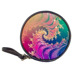 Rainbow Octopus Tentacles In A Fractal Spiral Classic 20-cd Wallets by jayaprime