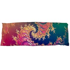 Rainbow Octopus Tentacles In A Fractal Spiral Body Pillow Case (dakimakura) by jayaprime