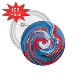 Red And Blue Rounds 2 25  Buttons (100 Pack)  by berwies