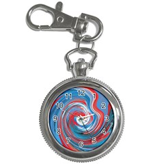 Red And Blue Rounds Key Chain Watches by berwies