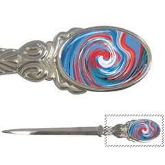 Red And Blue Rounds Letter Openers by berwies