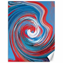 Red And Blue Rounds Canvas 12  X 16   by berwies