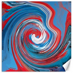 Red And Blue Rounds Canvas 20  X 20   by berwies