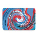 red and blue rounds Plate Mats 18 x12  Plate Mat