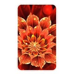 Beautiful Ruby Red Dahlia Fractal Lotus Flower Memory Card Reader by jayaprime