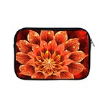 Beautiful Ruby Red Dahlia Fractal Lotus Flower Apple MacBook Pro 15  Zipper Case Front