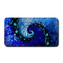 Nocturne Of Scorpio, A Fractal Spiral Painting Medium Bar Mats by jayaprime