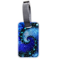 Nocturne Of Scorpio, A Fractal Spiral Painting Luggage Tags (two Sides) by jayaprime