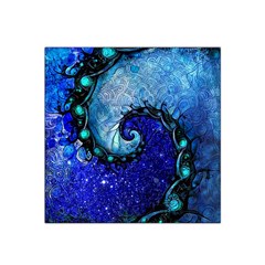 Nocturne Of Scorpio, A Fractal Spiral Painting Satin Bandana Scarf by jayaprime