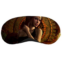 Wonderful Steampunk Women With Clocks And Gears Sleeping Masks by FantasyWorld7