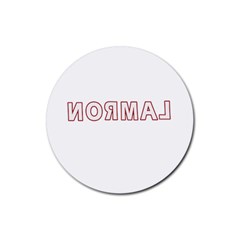 Normal Rubber Coaster (round)  by Valentinaart