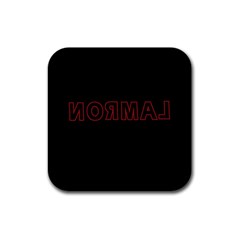 Normal Rubber Coaster (square)  by Valentinaart