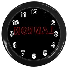 Normal Wall Clocks (black) by Valentinaart