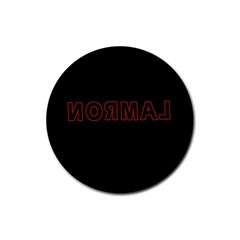 Normal Rubber Coaster (round)  by Valentinaart