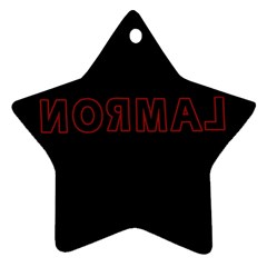 Normal Star Ornament (two Sides)