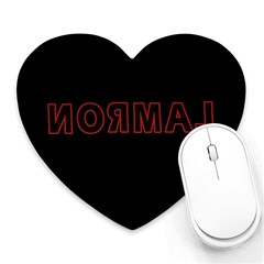 Normal Heart Mousepads by Valentinaart