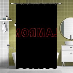 Normal Shower Curtain 48  X 72  (small)  by Valentinaart