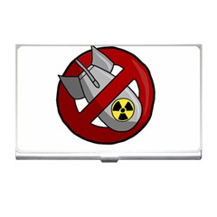 No Nuclear Weapons Business Card Holders by Valentinaart