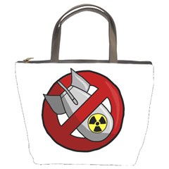 No Nuclear Weapons Bucket Bags