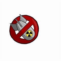 No Nuclear Weapons Small Garden Flag (two Sides) by Valentinaart