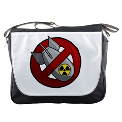 No Nuclear Weapons Messenger Bags by Valentinaart