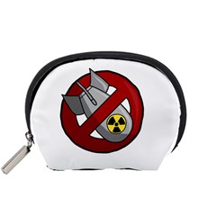 No Nuclear Weapons Accessory Pouches (small)  by Valentinaart