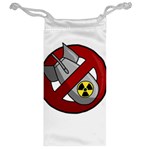 No nuclear weapons Jewelry Bag Back