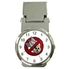 No Nuclear Weapons Money Clip Watches by Valentinaart