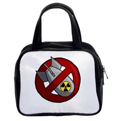 No Nuclear Weapons Classic Handbags (2 Sides)