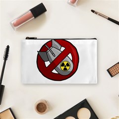 No Nuclear Weapons Cosmetic Bag (small) 