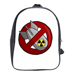 No Nuclear Weapons School Bag (large)