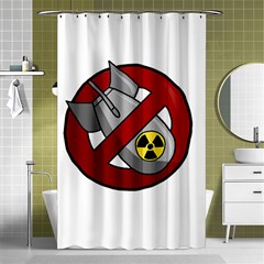 No Nuclear Weapons Shower Curtain 48  X 72  (small) 