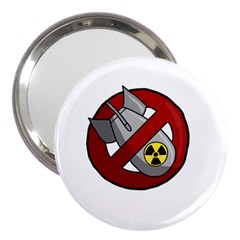 No Nuclear Weapons 3  Handbag Mirrors