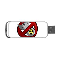 No Nuclear Weapons Portable Usb Flash (one Side)