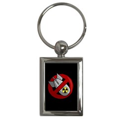 No Nuclear Weapons Key Chains (rectangle)  by Valentinaart