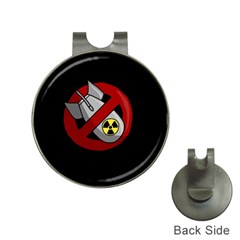 No Nuclear Weapons Hat Clips With Golf Markers by Valentinaart