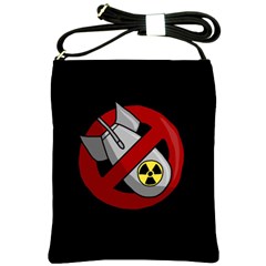 No Nuclear Weapons Shoulder Sling Bags by Valentinaart