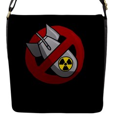 No Nuclear Weapons Flap Messenger Bag (s)