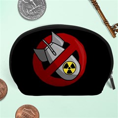 No Nuclear Weapons Accessory Pouches (large)  by Valentinaart