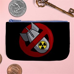 No Nuclear Weapons Large Coin Purse by Valentinaart