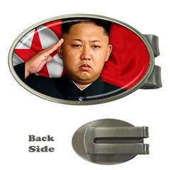 Kim Jong-un Money Clips (oval)  by Valentinaart