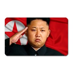 Kim Jong-un Magnet (rectangular) by Valentinaart